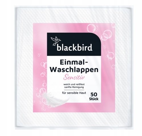 Blackbird Sensitiv Ściereczki do twarzy 50 sztuk