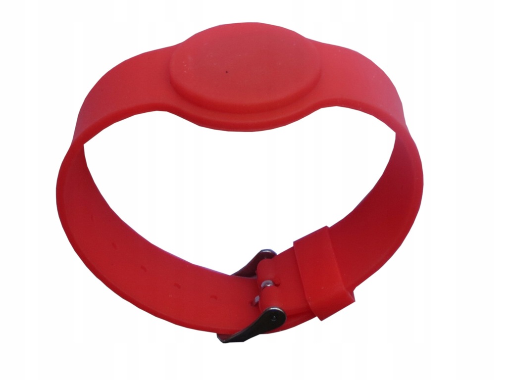 Opaska Programowalna do Mifare 13,56MHz IC S50 silikonowa basenowa czerwona