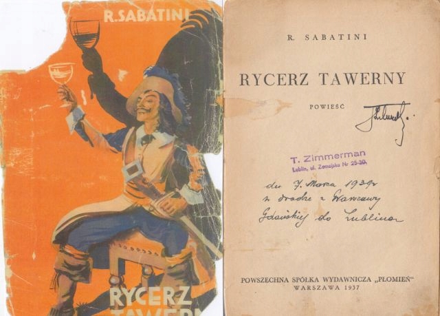Rycerz tawerny / sensacja przygoda ) Sabatini 1937