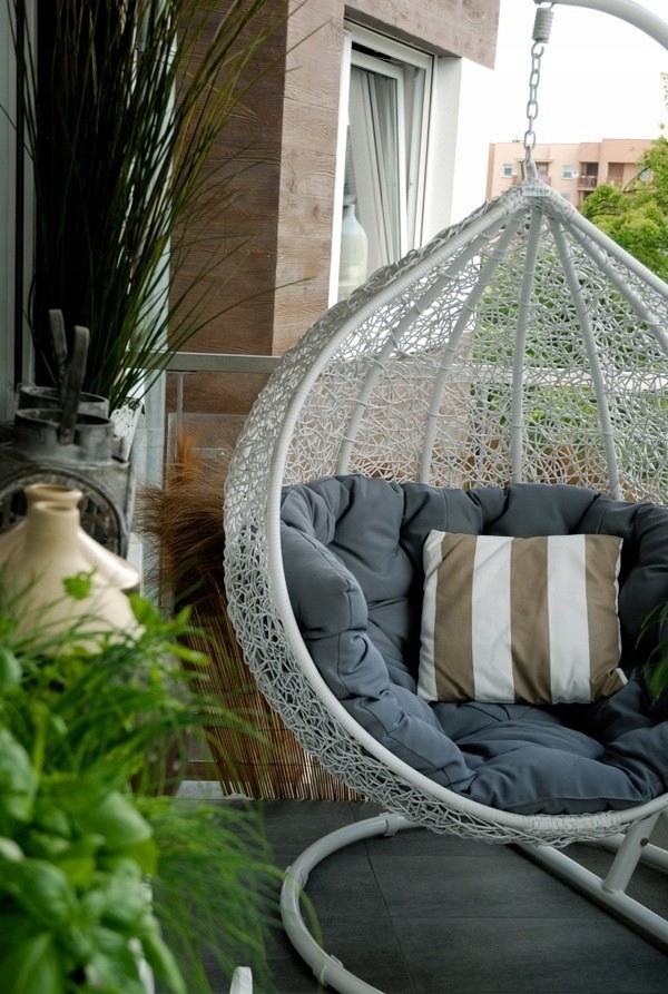 HUŚTAWKA RATTAN*KOKON*HAMAK*COCOON* *MILOO BIAŁA 12100670244