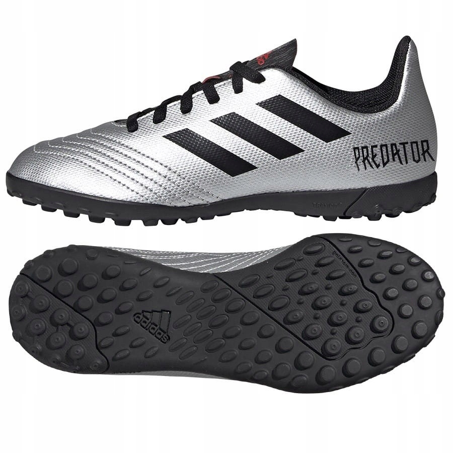 Buty adidas Predator 19.4 TF J G25825 SZARY; 38