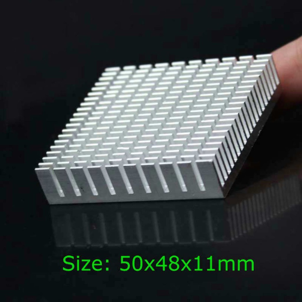Aluminiowy ciepło 50 mm IC Chipset Chipset radiat chłodzony płetwa 50x4 Fan