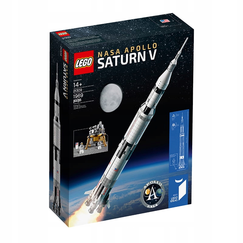 LEGO Ideas 21309 LEGO Rakieta NASA Apollo Saturn V