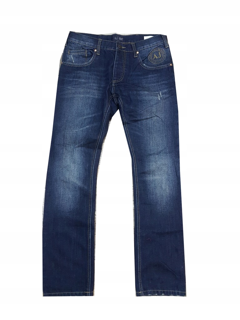 ARMANI JEANS Jeans Spodnie Regular 32/32 pas 82 cm
