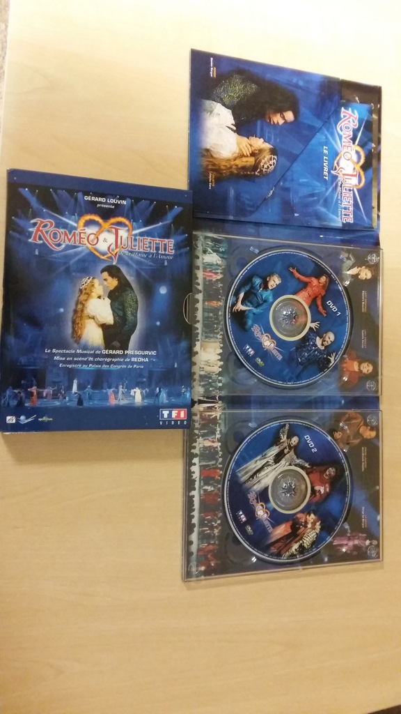 Romeo et Juliette musical DVD 2001 DARMOWA WYSYŁKA