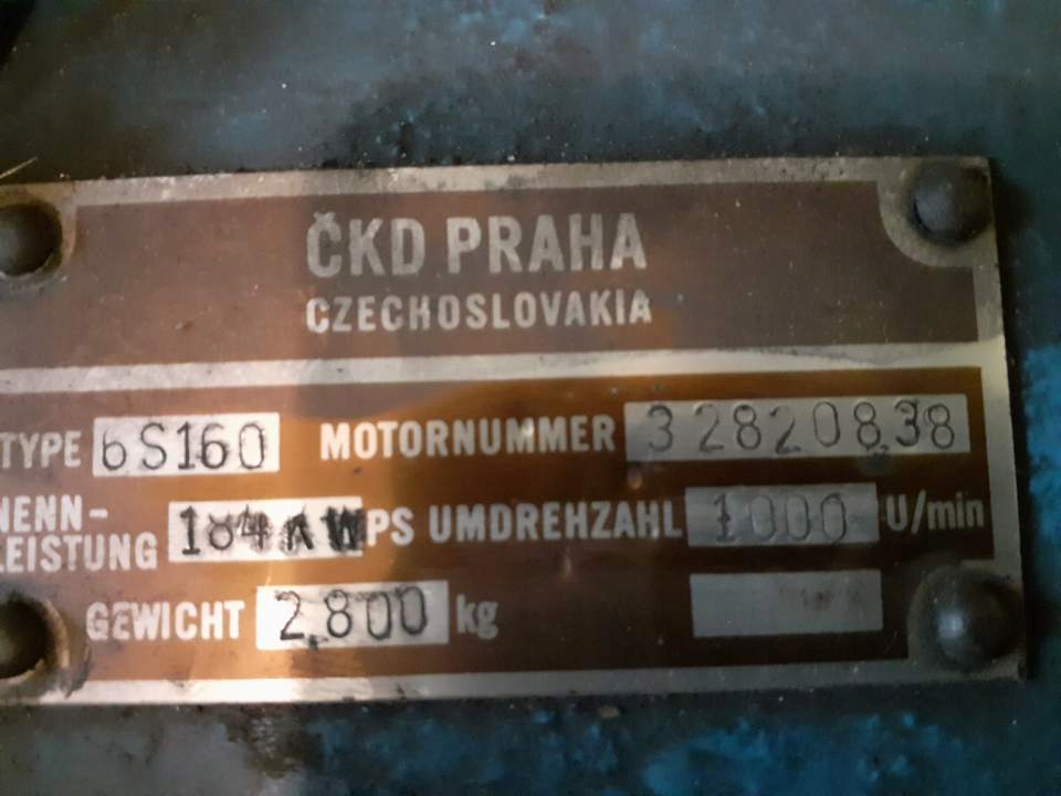 Silnik Skoda CKD Praha 6 S 160 Barka Kuter Łodzie