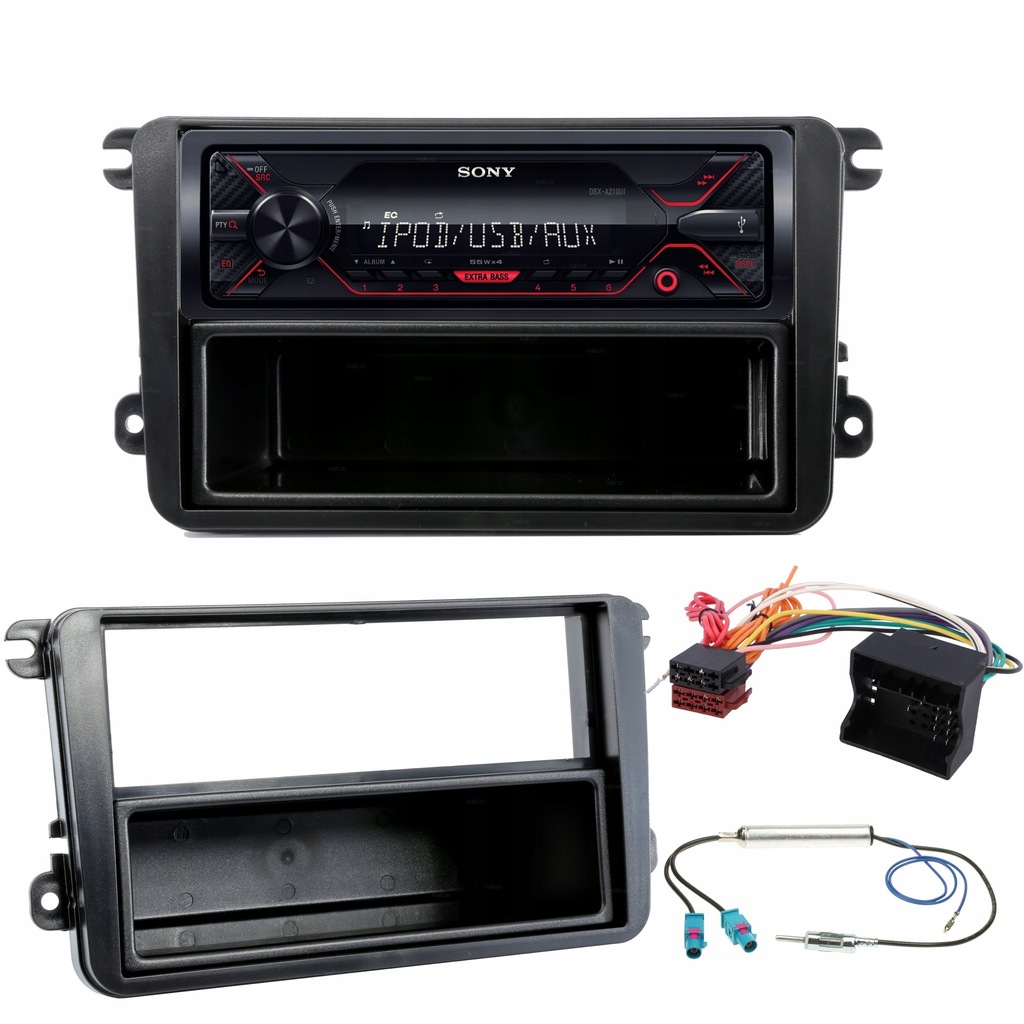 SONY DSX-A210UI RADIO USB AUX RAMKA VW SHARAN II 2 - 9810150742 ...