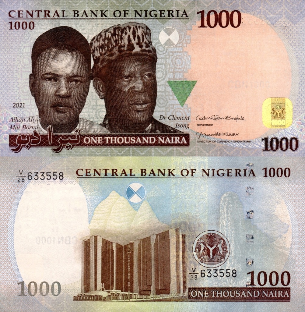 # NIGERIA - 1000 NAIRA - 2021 - P-36 - UNC