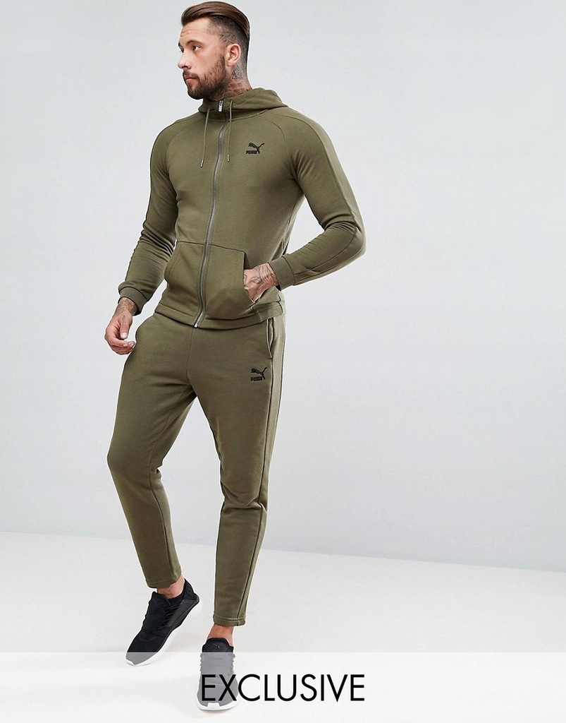 Спортивный костюм мужской Puma хаки
