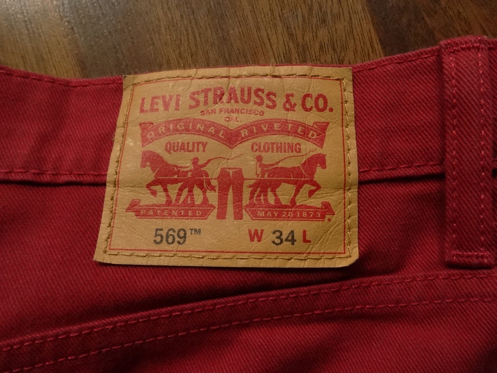 LEVIS 569 WYJĄTKOWE r.34 BDB OKAZJA ZOBACZ,