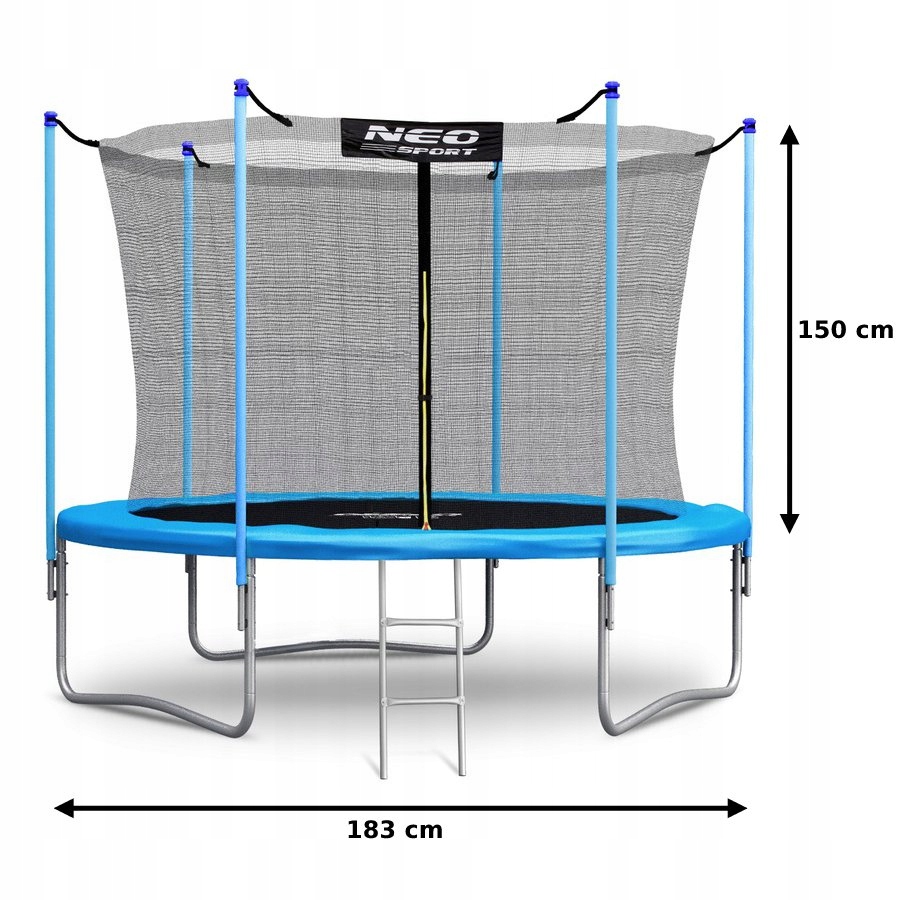 SIATKA WEWNĘTRZNA TRAMPOLINY 183cm 6ft Neo-Sport