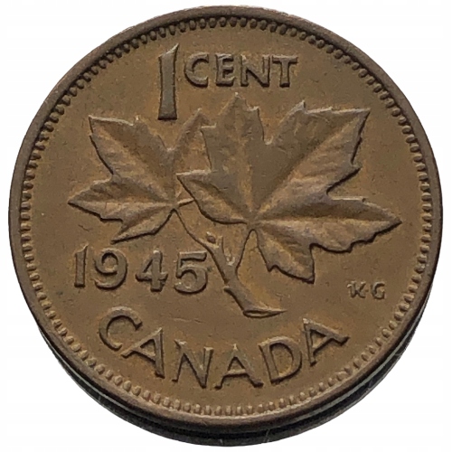 53320. Kanada - 1 cent - 1945r.