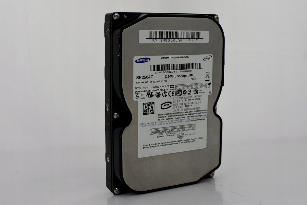 HDD Samsung SpinPoint P120 250GB Entuzjasta-PC