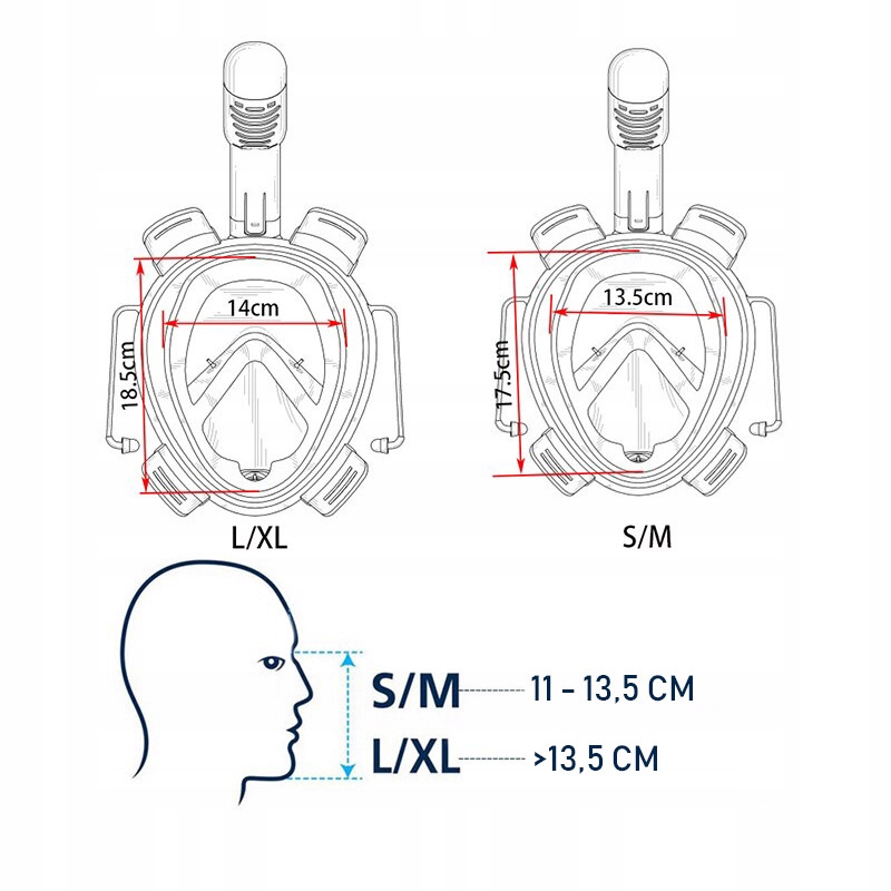 Купить ПОЛНОЛИЦЕВАЯ МАСКА ДЛЯ ДАЙВИНГА, СКЛАДНАЯ L/XL: отзывы, фото, характеристики в интерне-магазине Aredi.ru