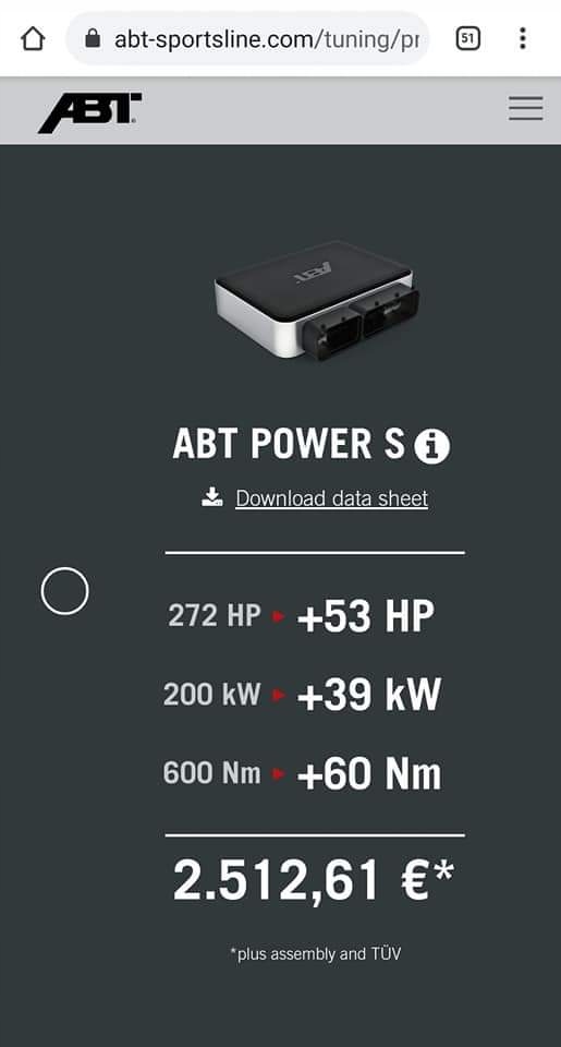 ABT Power Box 3.0 TDI CRTC Audi VW A4 A5 Q7 A6 A7