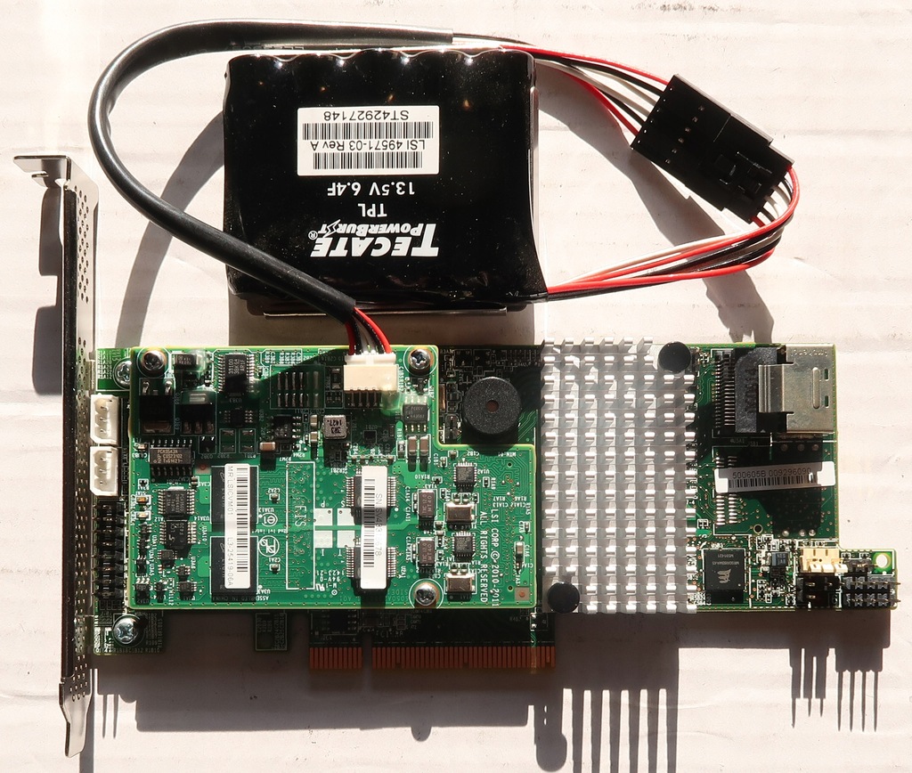 Kontroler SAS/SATA LSI MEGARaid 6Gb 9271-4i 4-port - 12888669120 ...