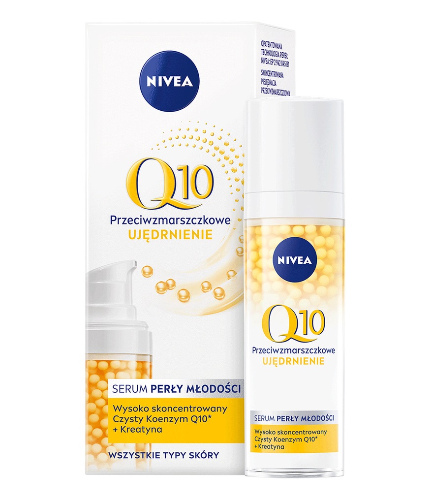 Serum przeciwzmarszczkowe NIVEA Q10 Perły Młodości