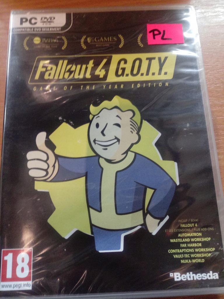Купить FALLOUT 4 ИГРА ГОДА GOTY PC PL НОВЫЕ ДОПОЛНЕНИЯ: отзывы, фото и ...
