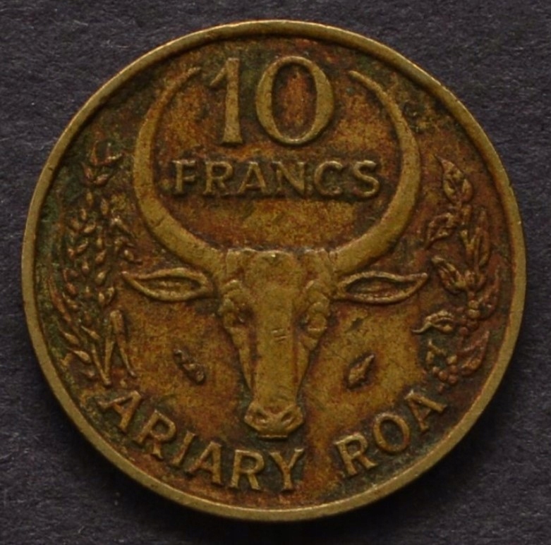 Madagaskar - 10 franków 1978