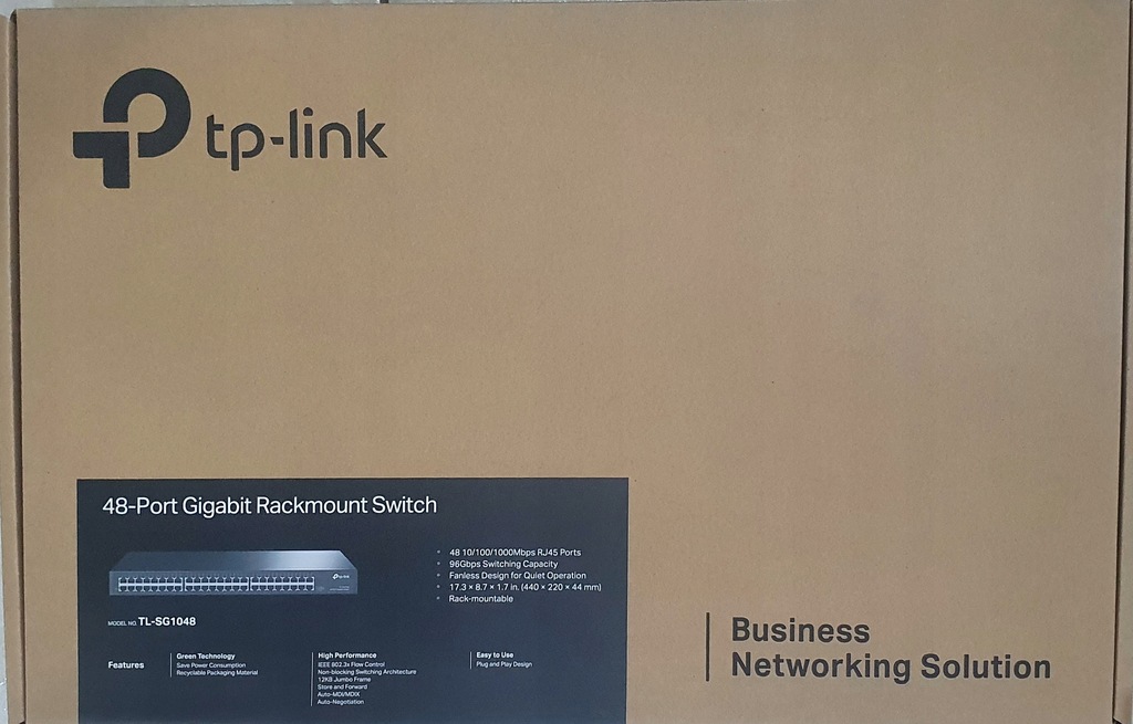 SWITCH TP-LINK TL-SG1048 48 portów gigabit do szaf ver 7.0