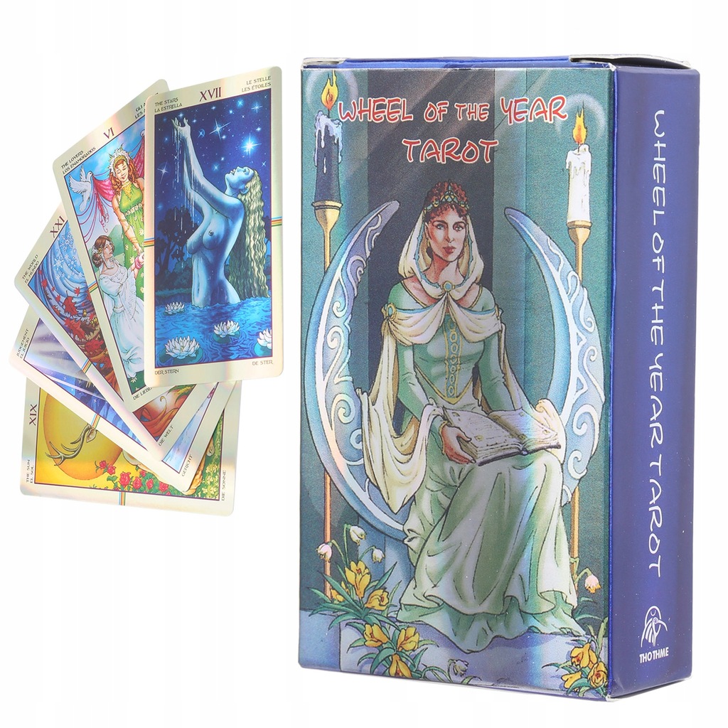 ZESTAW KARTY TAROT 78 kart - wróżbiarstwa