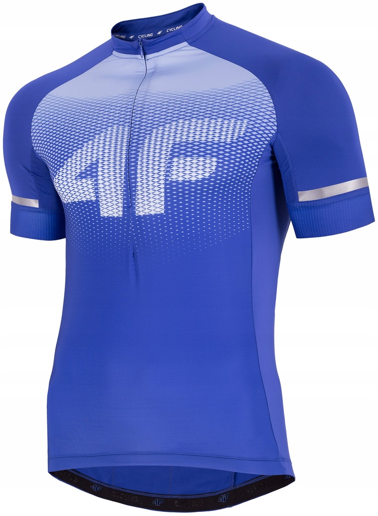 KOSZULKA ROWEROWA MĘSKA 4F RKM151 SS19 KOBALT M