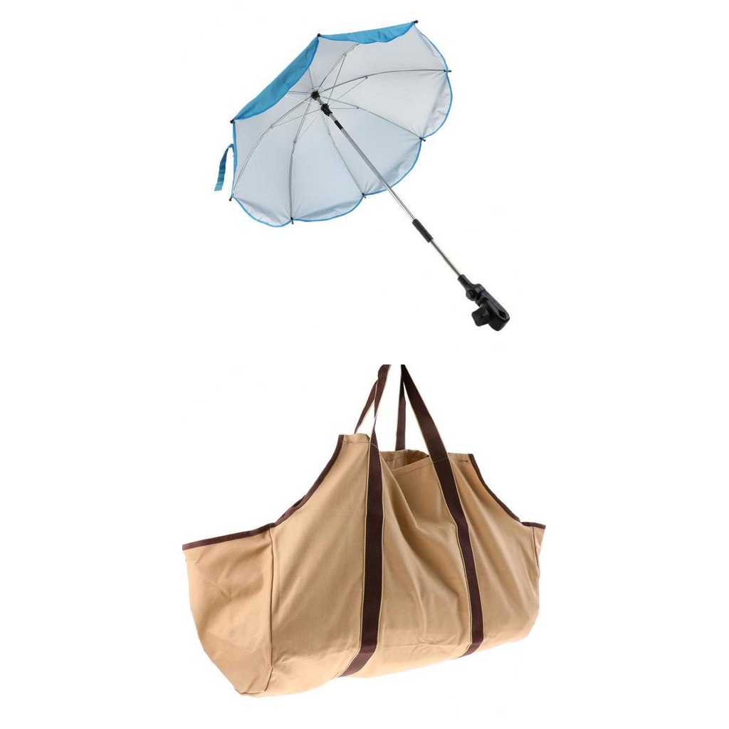 Durable Canvas Carrier Tote Rack Swimming Pool Sunshade Shelter Wind Water