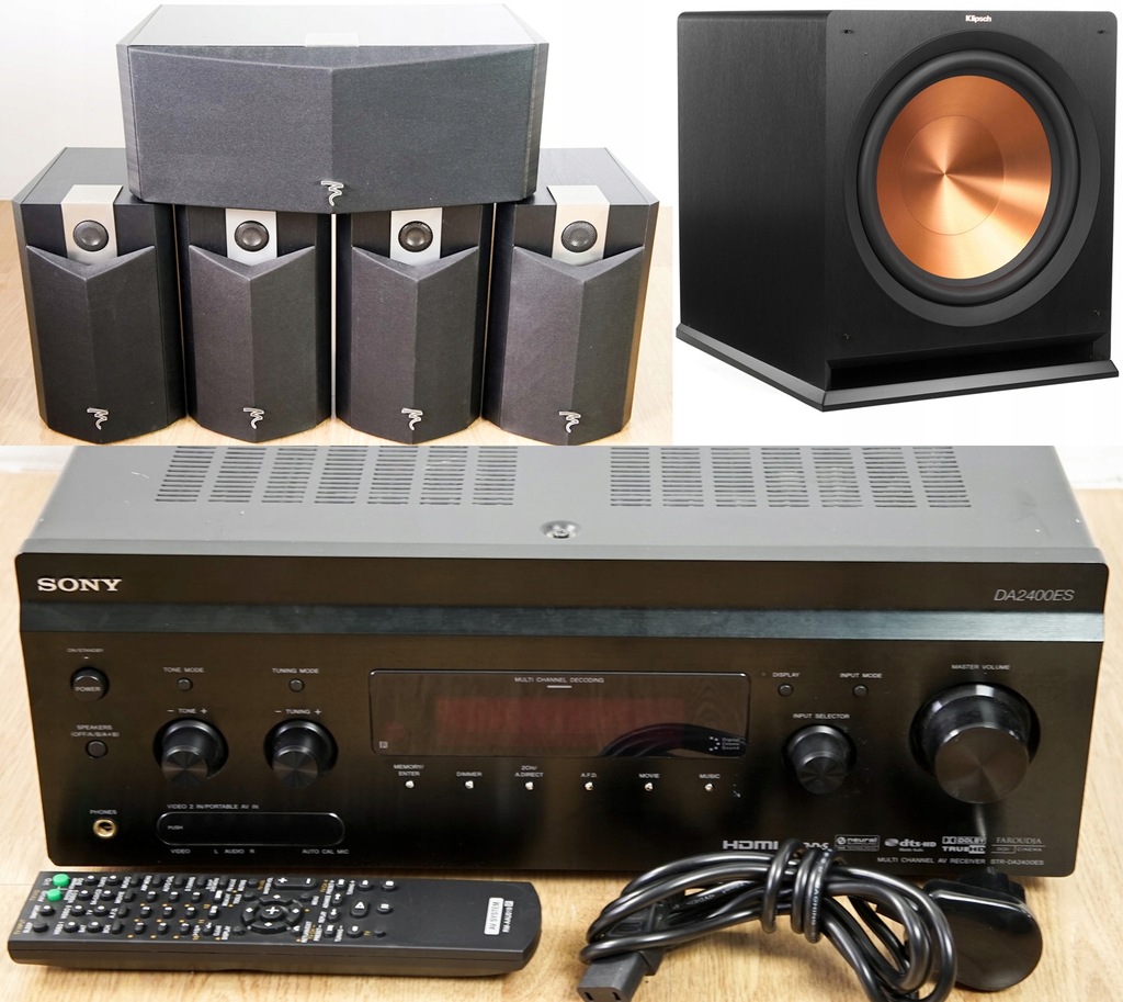 SWIETNE Kino Domowe 5.1 Focal SonyES Klipsch 115SW