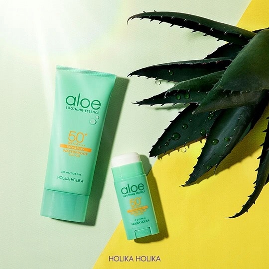 Holika Holika Aloe Waterproof Sun Gel SPF50++++ - 7947564592 ...