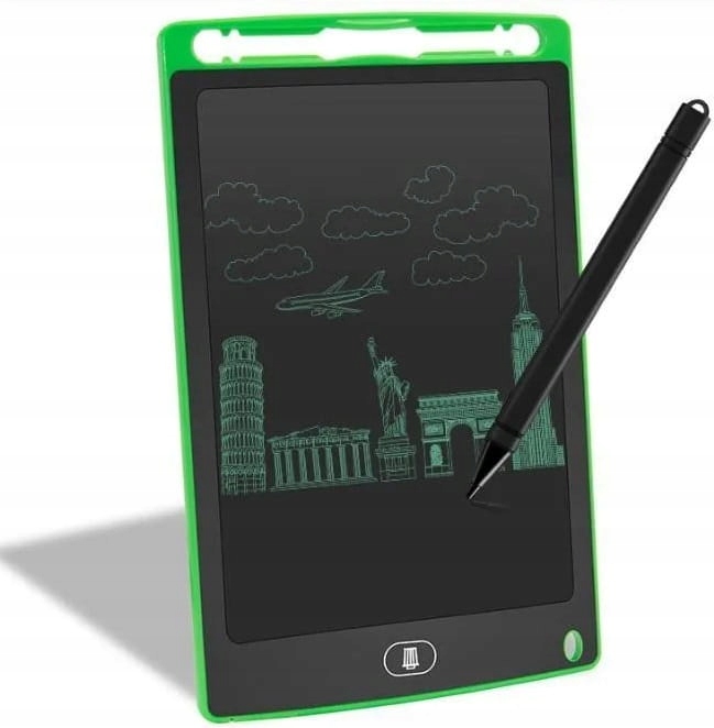 Tablet graficzny LCD 8.5'' do rysowania znikopis dla dziecka - Zielony
