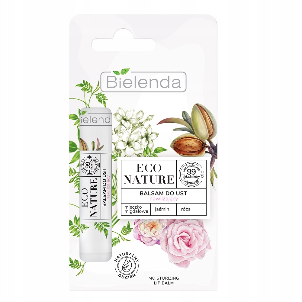 Eco Nature balsam do ust nawilżający Mleczko migda