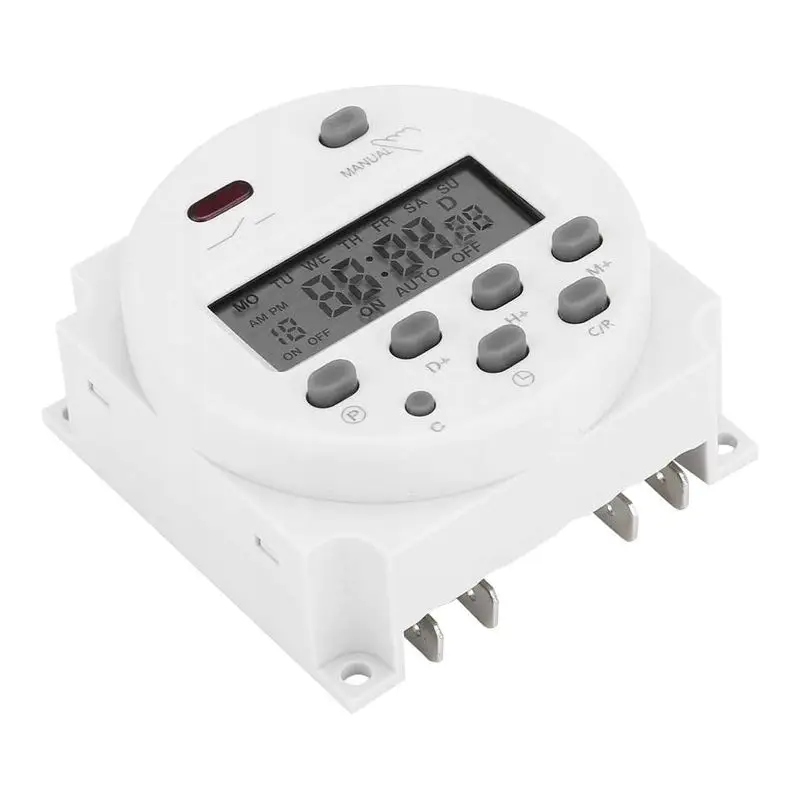 Programator - przekaźnik czasowy, timer 1s-168h 12V AC/DC