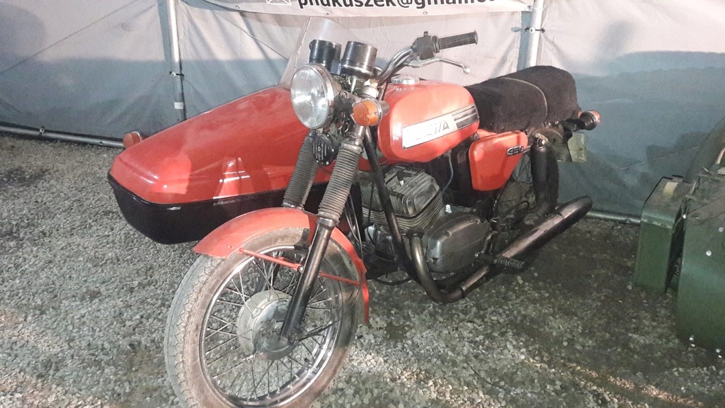 Jawa 350ts Z Koszem Nie Junak Wsk Dniepr Ural K750