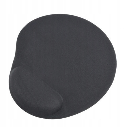 Gembird Gel mouse pad with wrist support Black, 24
