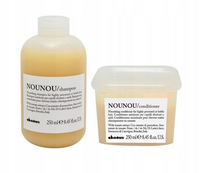 DAVINES Nounou Zestaw szampon 250ml i maska 250ml