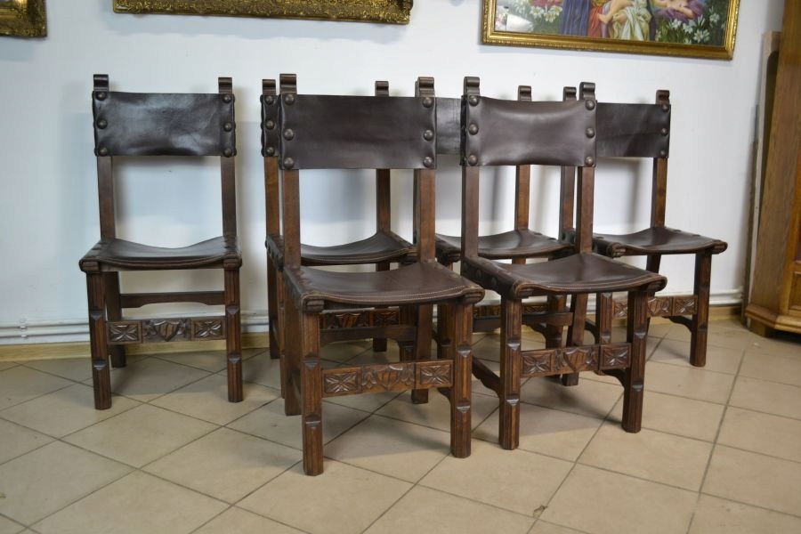 KOMPLET 6 SZTUK KRZESEŁ