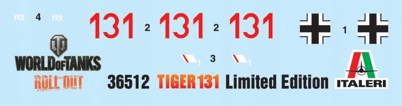 Купить Italeri 36512 World of Tanks Тигр 131 1/35: отзывы, фото, характеристики в интерне-магазине Aredi.ru