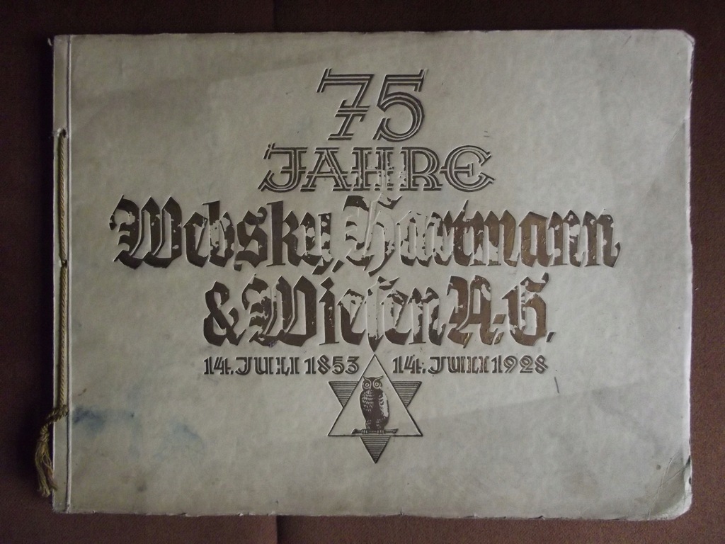 75 JAHRE WEBSKY HARTMANN & WIESEN - ZAKŁADY WALIM