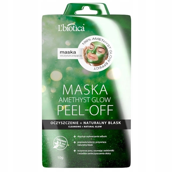 L'BIOTICA MASKA AMETHYST GLOW PEEL-OFF