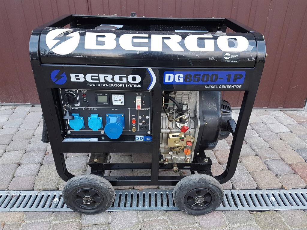 Agregat prądotwórczy DIESEL 10,6kVA 230V AVR BERGO