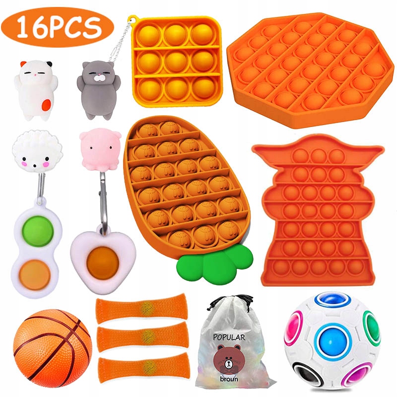 Fidget Toys 16Pack,pop it fidget toy target 10816557450 oficjalne