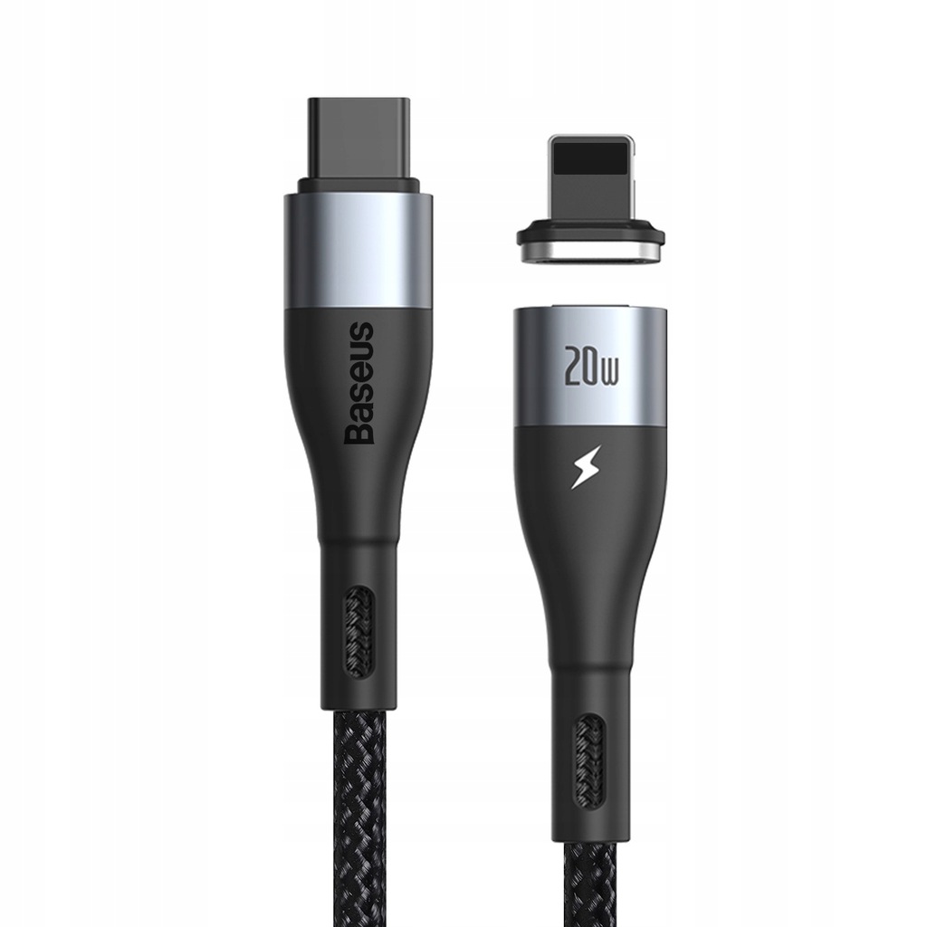 Kabel Baseus USB typ C - Apple Lightning 2 m czarny
