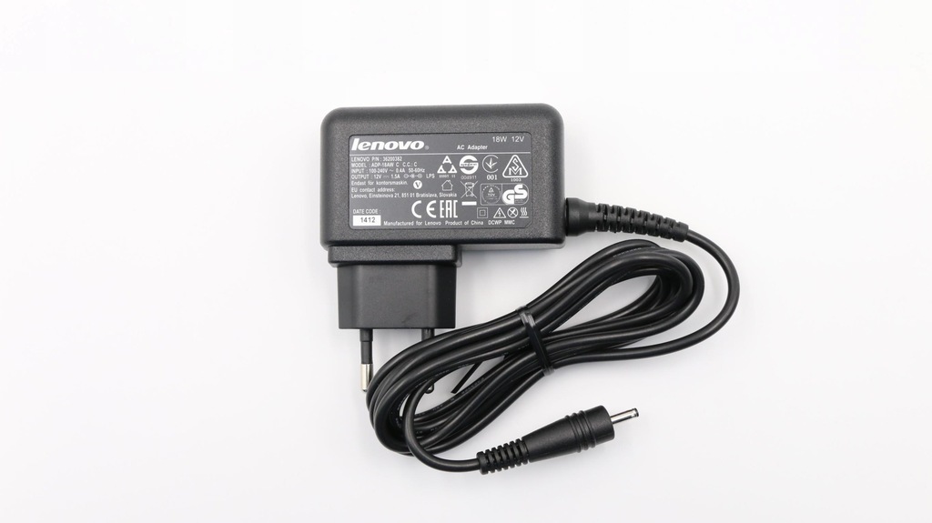 ORYGINALNY ZASILACZ Lenovo ADP-18AW CC 12V 1.5A