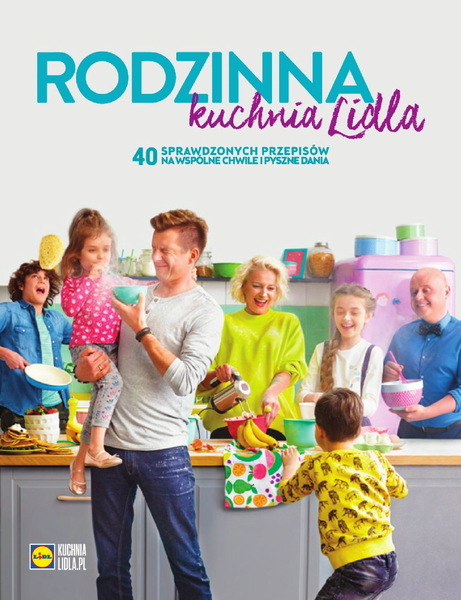 książka kucharska Rodzinna kuchnia Lidla NOWA
