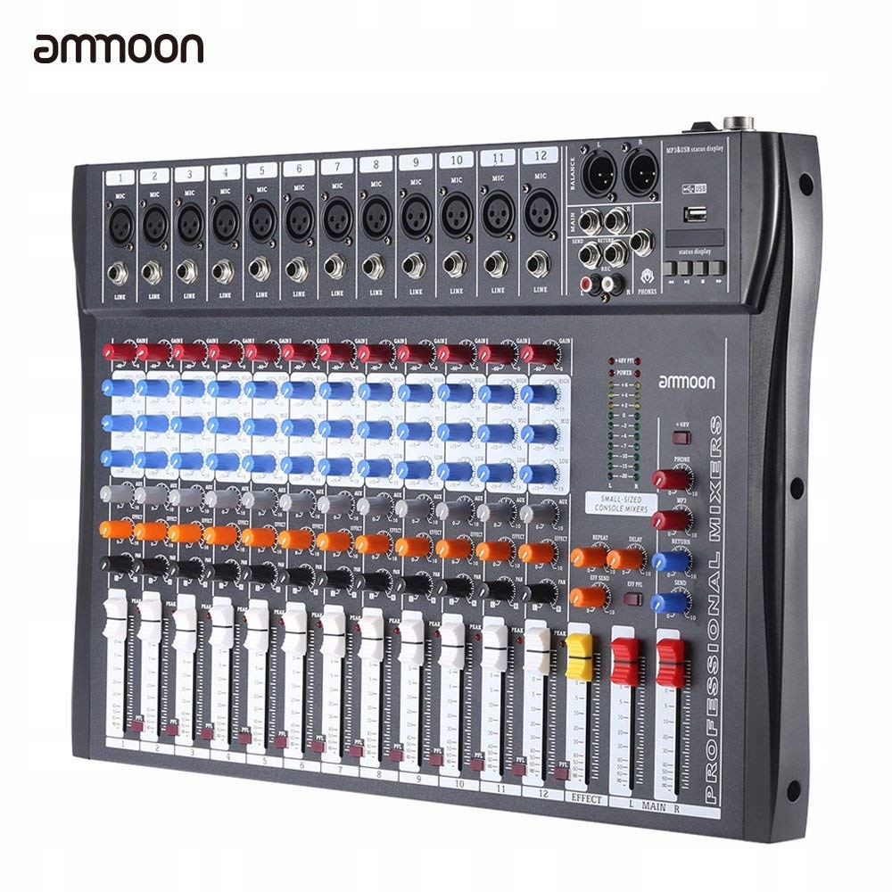 Power Mixer Studyjny Ammoon 120S-USB