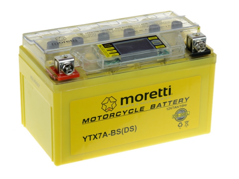 Akumulator Żelowy Moretti YTX7A-BS/MTX7A-BS 7A