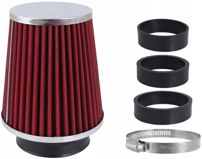 FILTR STOŻKOWY POWIETRZA mały CZERWONY 18-134