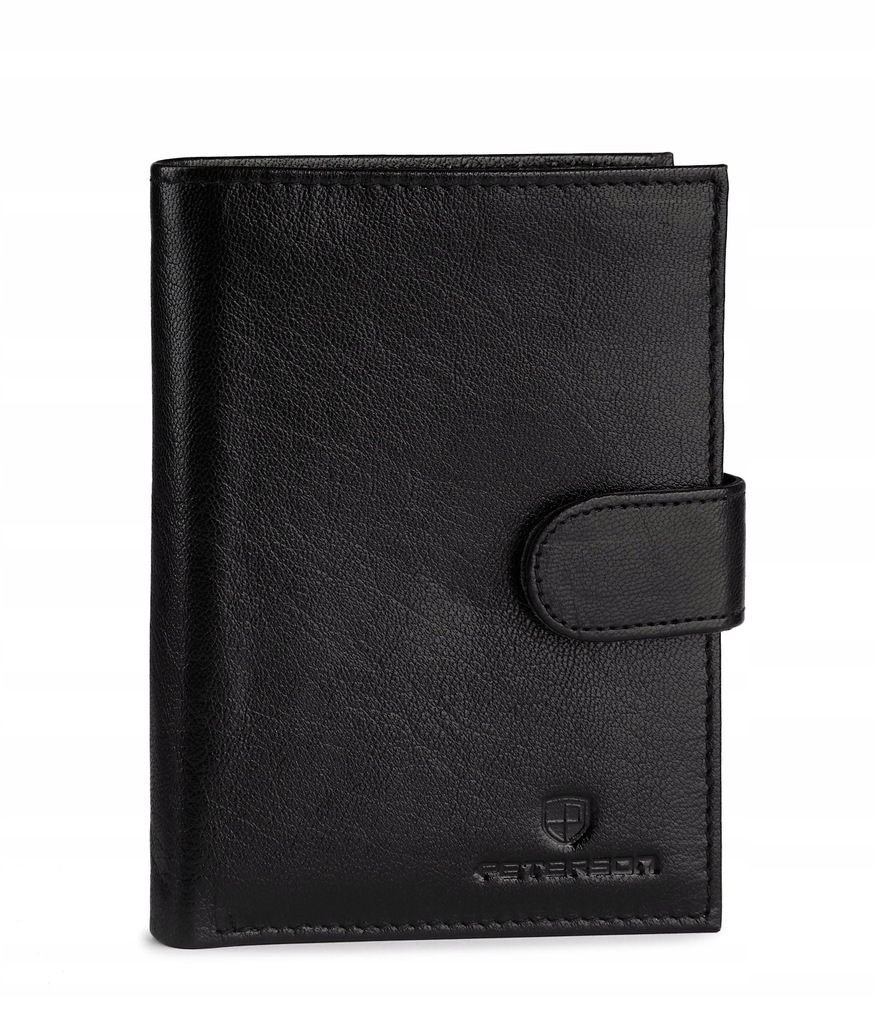 PETERSON PORTFEL MĘSKI SKÓRZANY RFID ROZBUDOWANY