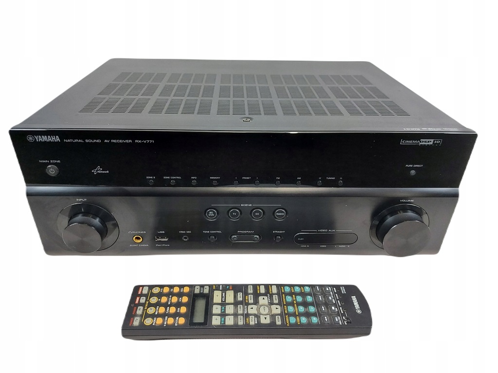 Yamaha RX-V771 - amplituner 7.2 + pilot + BT