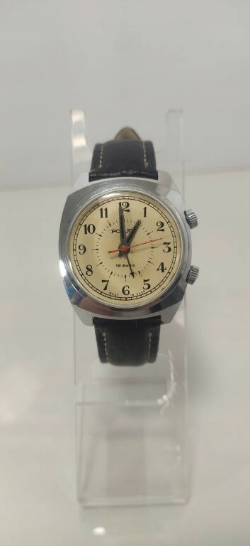 ZEGAREK USSR MECHANICAL POLJOT 18 JEWELS + BUDZIK